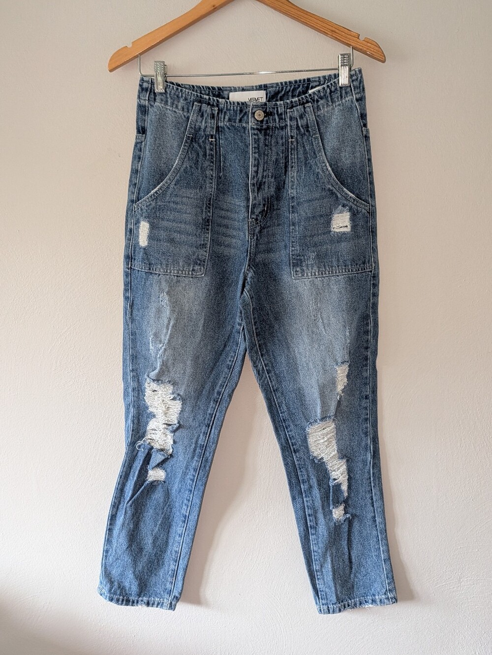 27 Vervet Blue Distressed Women’s Jeans